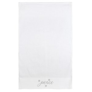 christmas face towel (white color)