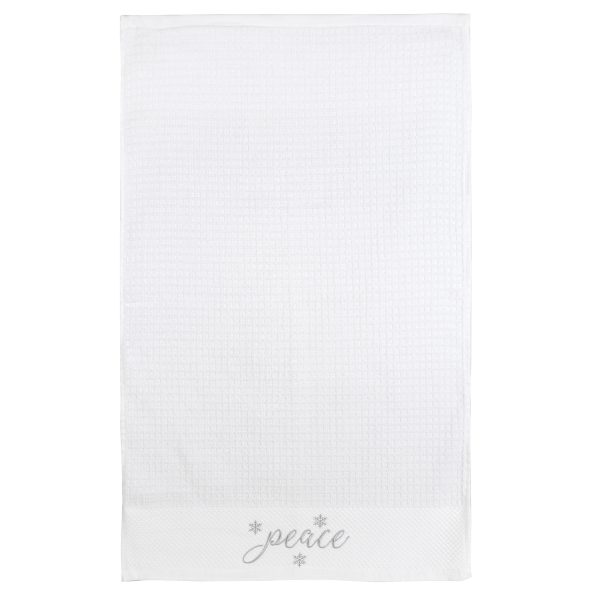 christmas face towel (white color)