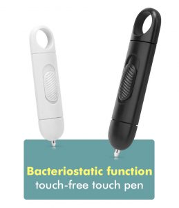 bacteriostatic function touch-free touch pen